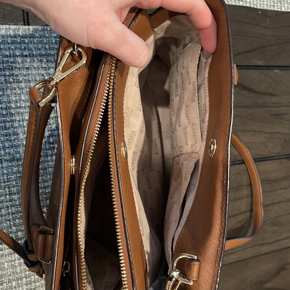 Michael Kors Brown Satchel Crossbody - Picture 6 of 7